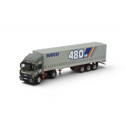 Tekno Tekno Iveco Turbostar Demo 480PK met 3-as huifoplegger
