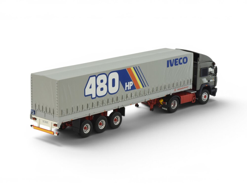 Tekno Tekno Iveco Turbostar Demo 480PK met 3-as huifoplegger