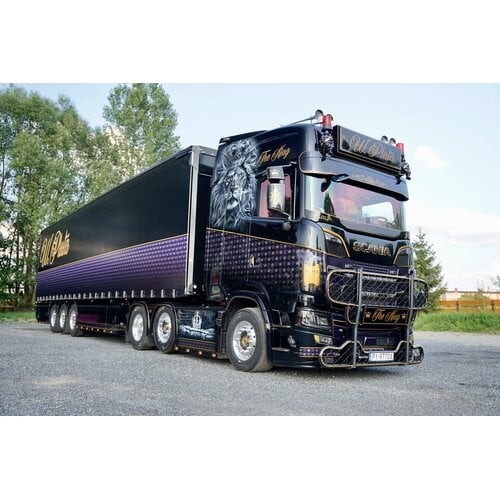 Tekno Tekno Scania NGS Highline 6x2 met 3-assige tautliner PLUTA