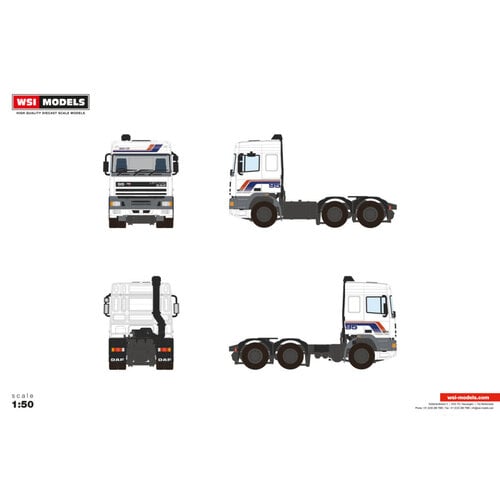 WSI WSI DAF 95 Space Cab 6x2  PREMIUM LINE