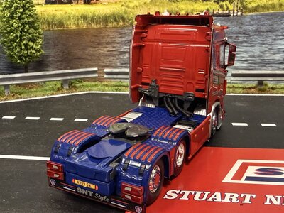 WSI WSI Volvo FH5 6x2 midlift & Scania S Lowline 6x2 tag axle Tractor set Stuart Nicol Transport SNT Scotland