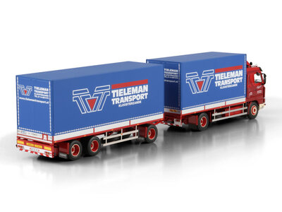 WSI WSI Scania 3-serie Streamline bakwagen met 3-as oplegger TIELEMAN