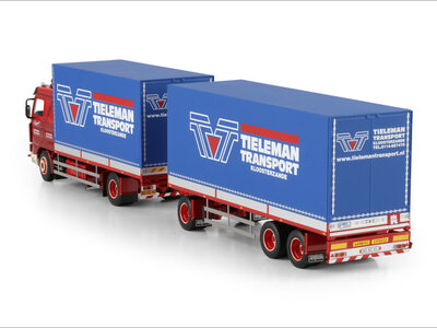 WSI WSI Scania 3-serie Streamline rigid truck with 3-axle trailer TIELEMAN