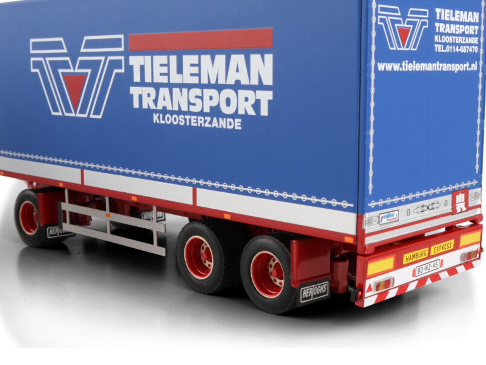 WSI WSI Scania 3-serie Streamline bakwagen met 3-as oplegger TIELEMAN