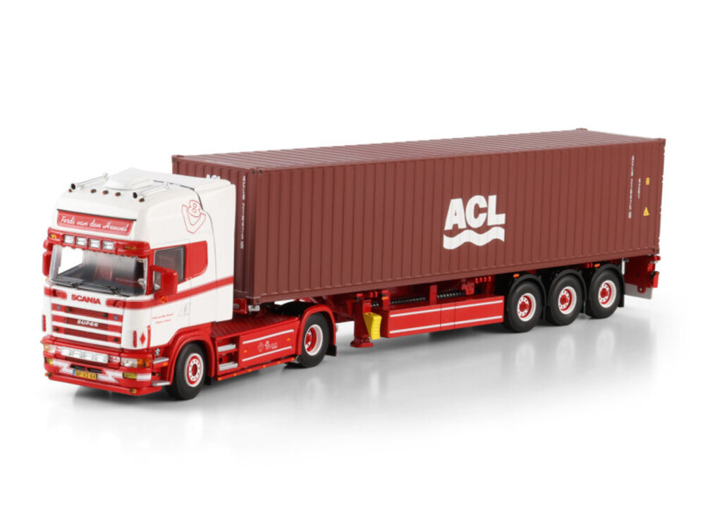 WSI WSI Scania 4-serie Topline with 3-axle container trailer + 40ft. container FERDI VAN DEN HEUVEL