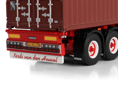 WSI WSI Scania 4-serie Topline with 3-axle container trailer + 40ft. container FERDI VAN DEN HEUVEL
