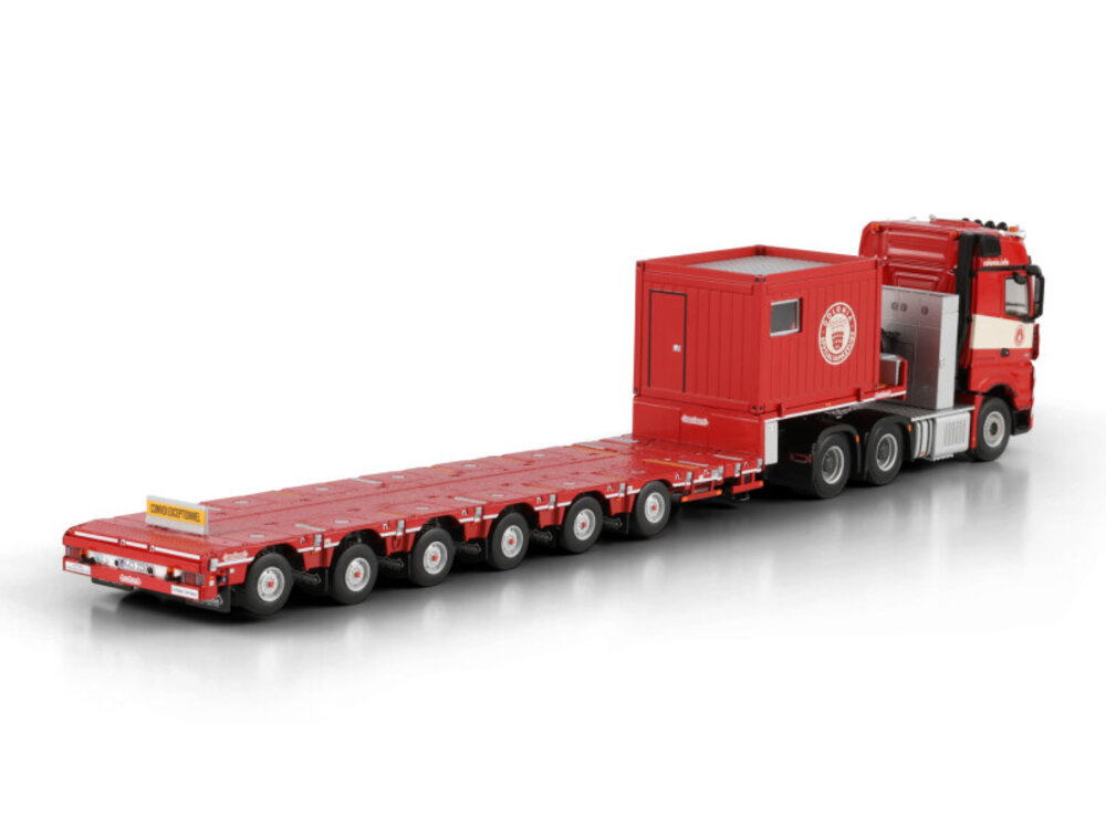 WSI WSI Mercedes Arocs MP4 Big Space 6x4 + 6-axle manoovr + 10ft. container COLONIA