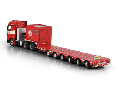 WSI WSI Mercedes Arocs MP4 Big Space 6x4 + 6-axle manoovr + 10ft. container COLONIA