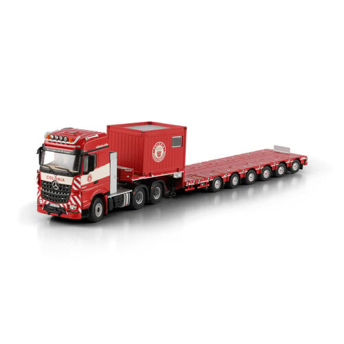 WSI WSI Mercedes Arocs MP4 Big Space 6x4 + 6-axle manoovr + 10ft. container COLONIA
