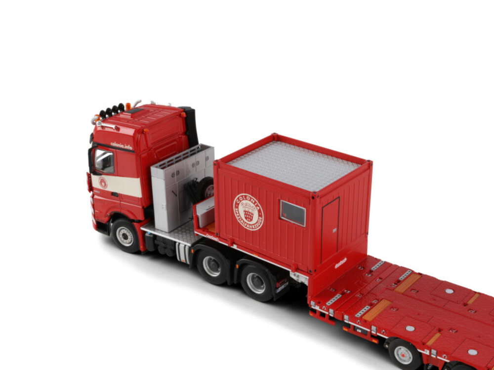 WSI WSI Mercedes Arocs MP4 Big Space 6x4 + 6-axle manoovr + 10ft. container COLONIA