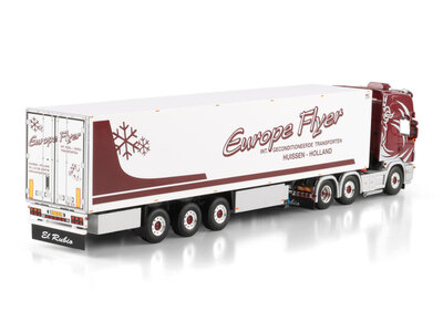 WSI WSI Scania 4-serie Topline 4x2 with 3-axle reefer trailer EUROPE FLYER
