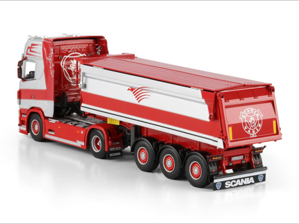 WSI WSI Scania S Highline 4x2 met 3-assige niet sturend kipper trailer RALF ZORN