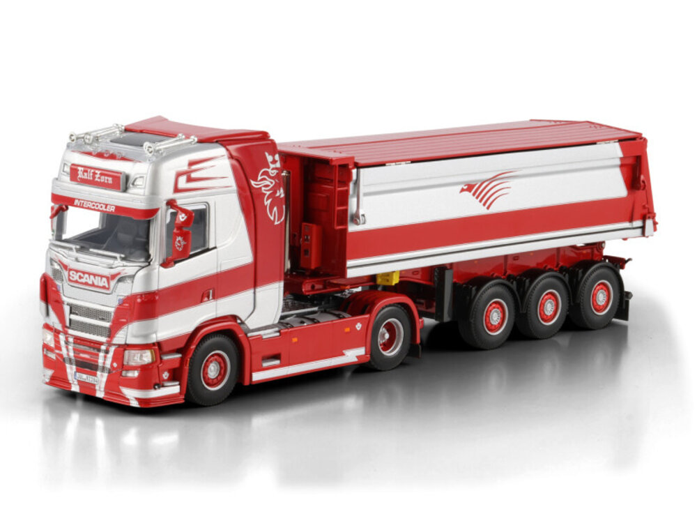 WSI WSI Scania S Highline 4x2 met 3-assige niet sturend kipper trailer RALF ZORN