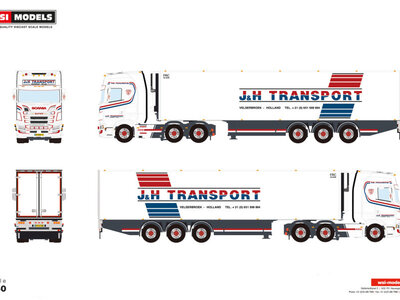 WSI WSI Scania S Highline 6x2 with 3-axle reefer trailer J&H TRANSPORT