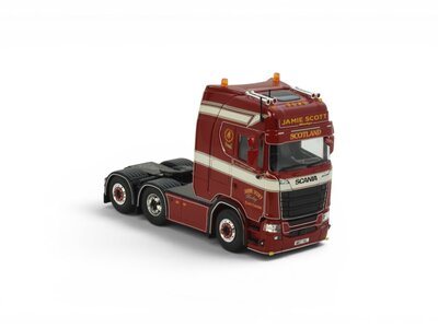 Tekno Tekno Scania Next Gen S580 Highline 6x2 sleepas trekker JAMIE SCOTT (Verpakt in luxe giftbox)