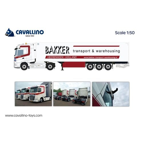 Cavallino Cavallino DAF XG with 3-axle reefer trailer BAKKER KOELTRANSPORT