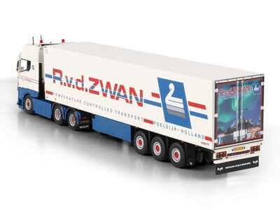 WSI WSI MAN TGX GX 6x2 met 3-assige koeloplegger R. V.D. ZWAN