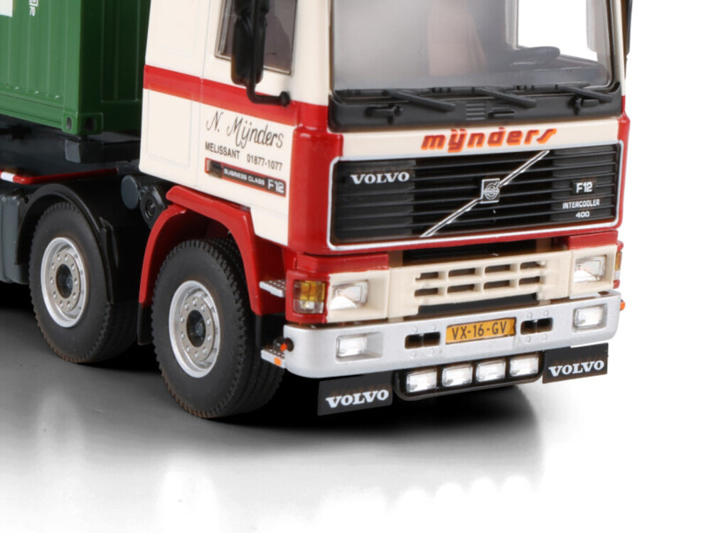 WSI WSI Volvo F12  8x2 -  4-assige motor wagen  + 3-as container oplegger + 2 x 20ft. container N. MIJNDERS