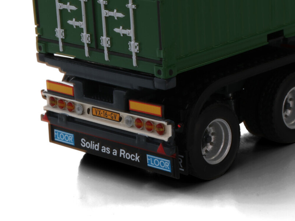 WSI WSI Volvo F12  8x2 -  4-assige motor wagen  + 3-as container oplegger + 2 x 20ft. container N. MIJNDERS