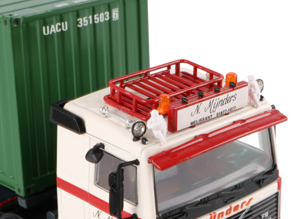 WSI WSI Volvo F12  8x2 -  4-assige motor wagen  + 3-as container oplegger + 2 x 20ft. container N. MIJNDERS