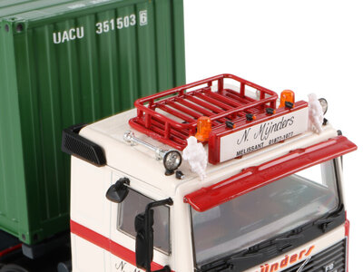 WSI WSI Volvo F12  8x2 -  4-assige motor wagen  + 3-as container oplegger + 2 x 20ft. container N. MIJNDERS