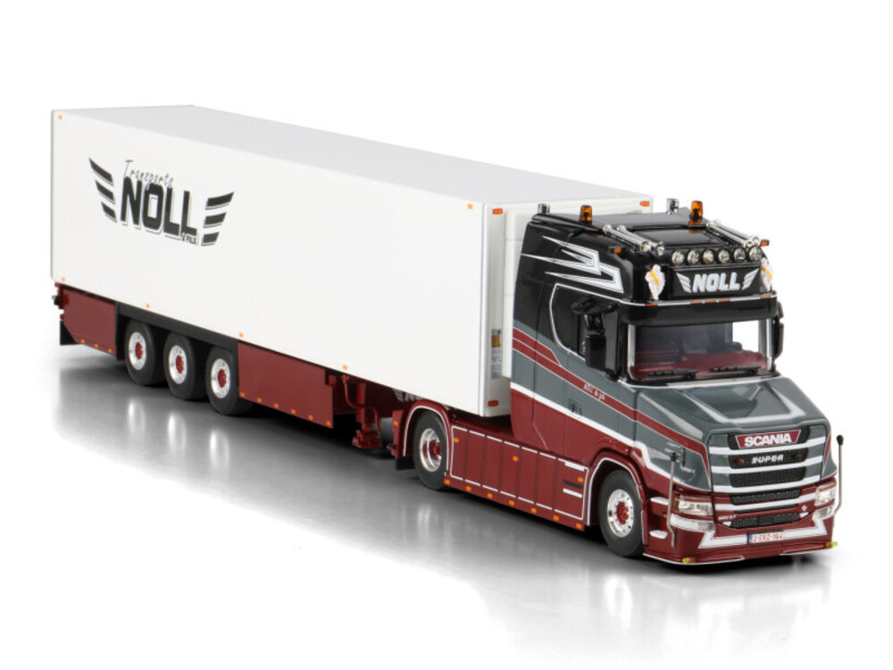 WSI WSI Scania Vlastuin S Torpedo highline facelift 4x2 with 3-axle reefer trailer TRANSPORTS NOLL
