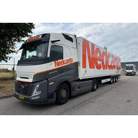 WSI Volvo FH Aero Globetrotter XL 4x2 with 3-axle box trailer NEDCARGO