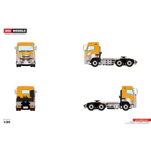 WSI WSI Isuzu Giga full-cab midroof yellow ISUZU