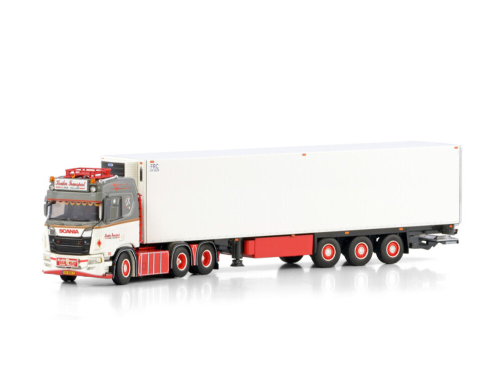 WSI WSI Scania R Normal  6x2 met 3-as koeloplegger DE KRAKER