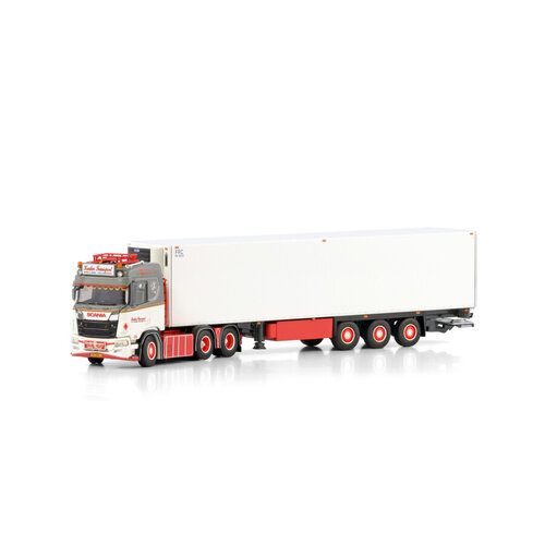 WSI WSI Scania R Normal  6x2 met 3-as koeloplegger DE KRAKER