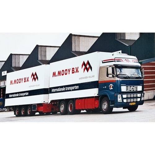 Tekno Tekno Volvo FH02 Globetrotter XL riged truck with 3-aaxle trailer M. MOOY