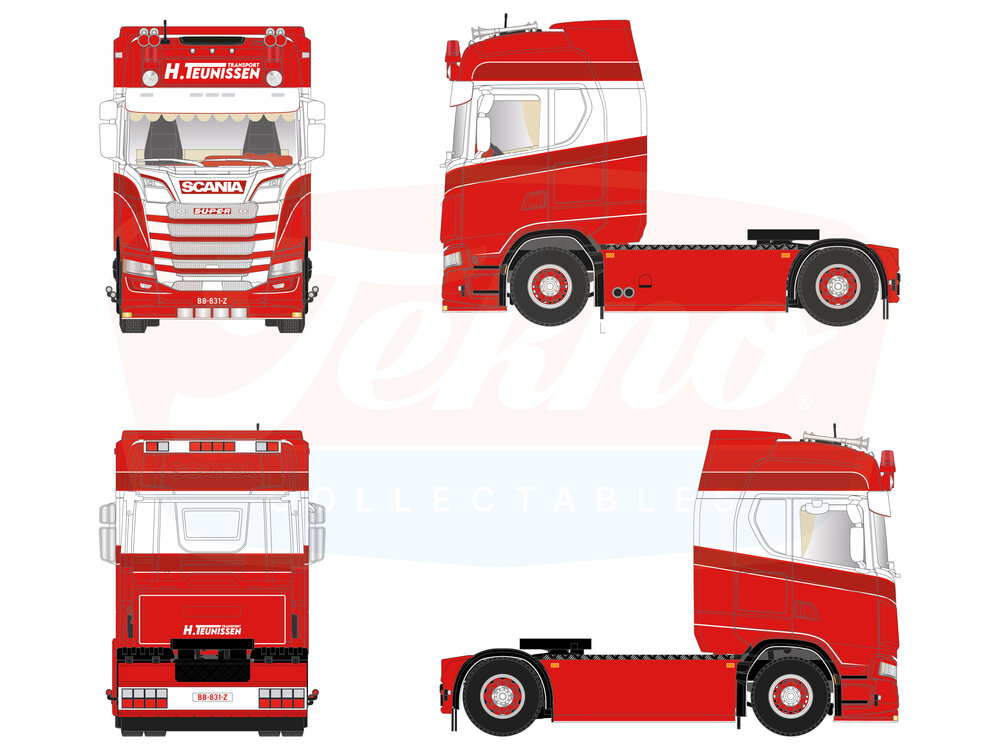 Tekno Tekno Scania NGS 4x2 H.TEUNISSEN