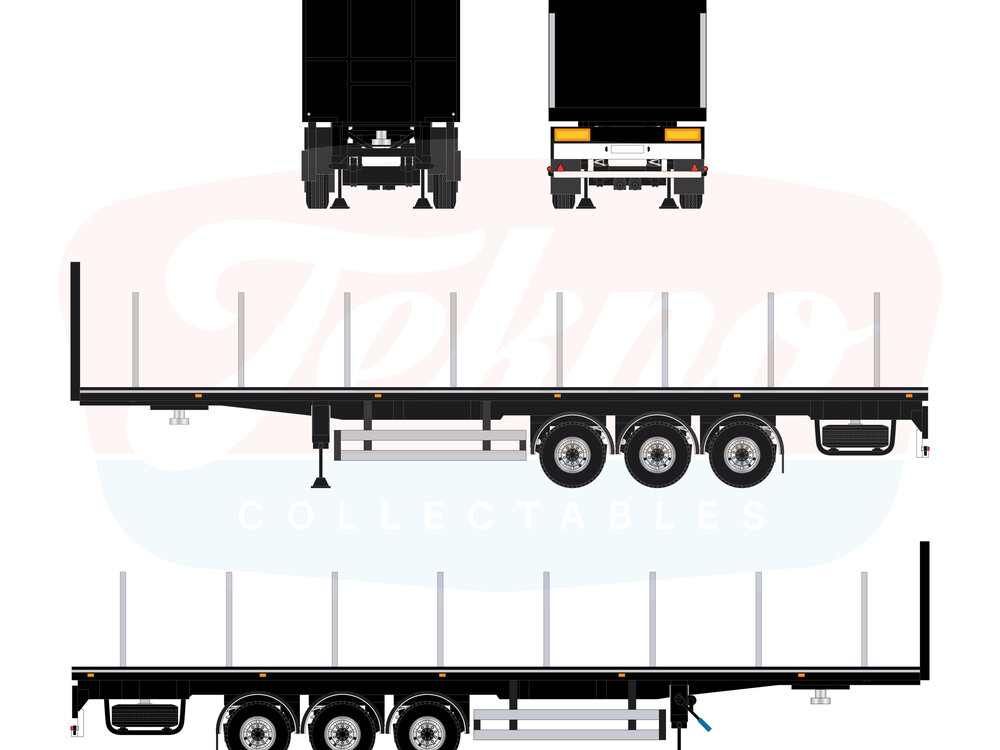 Tekno Tekno TB 3-axle Flatbed TB