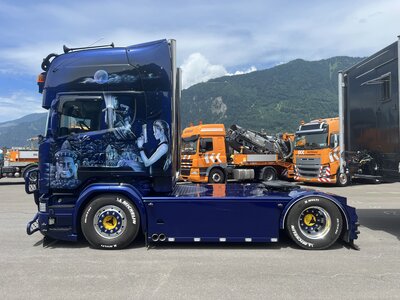 Tekno Tekno Scania R6 Streamline Topline MARCO NOWOTTNIK "TOMB RAIDER"