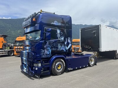 Tekno Tekno Scania R6 Streamline Topline MARCO NOWOTTNIK "TOMB RAIDER"