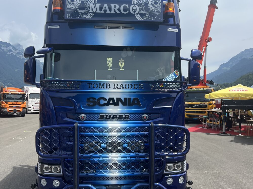 Tekno Tekno Scania R6 Streamline Topline MARCO NOWOTTNIK "TOMB RAIDER"