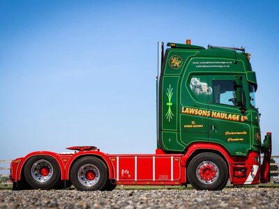 WSI WSI Scania S770 6x2 + 4-axle Broshuis lowloader LAWSONS COCKERMOUTH Cumbria England