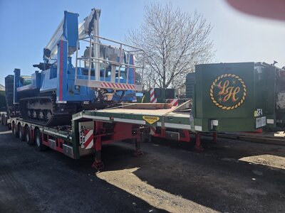 WSI WSI Scania S770 6x2 + 4-axle Broshuis lowloader LAWSONS COCKERMOUTH Cumbria England