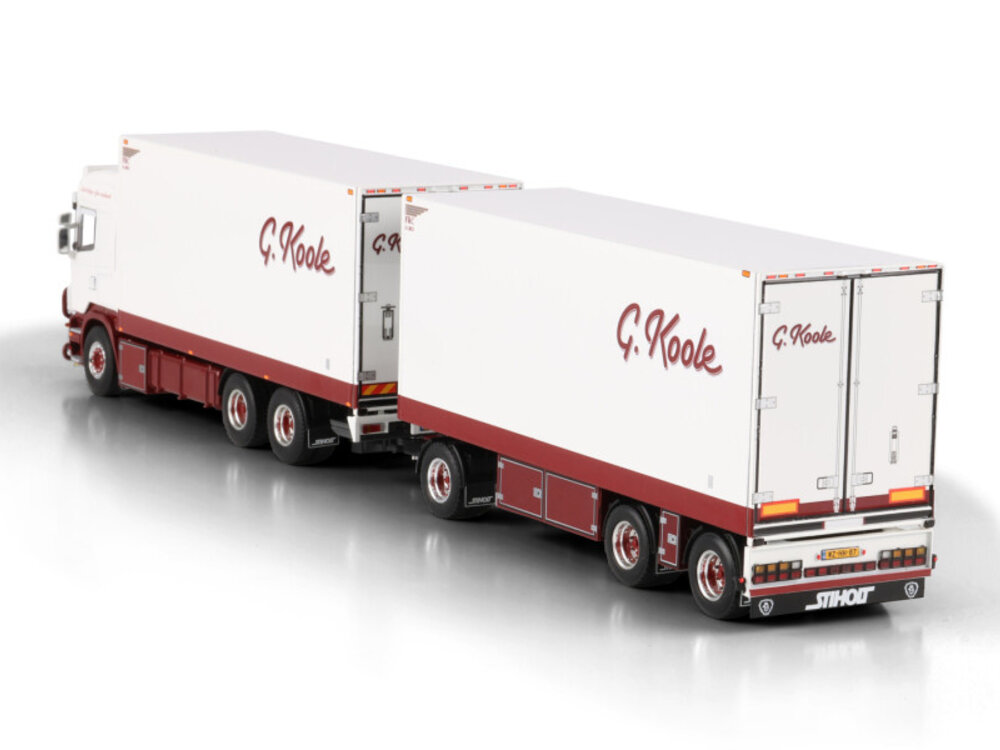 WSI WSI Scania R5 highline reefer truck with drawbar trailer G. KOOLE
