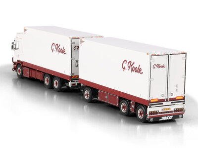 WSI WSI Scania R5 highline koelwagen met drawbar trailer G. KOOLE