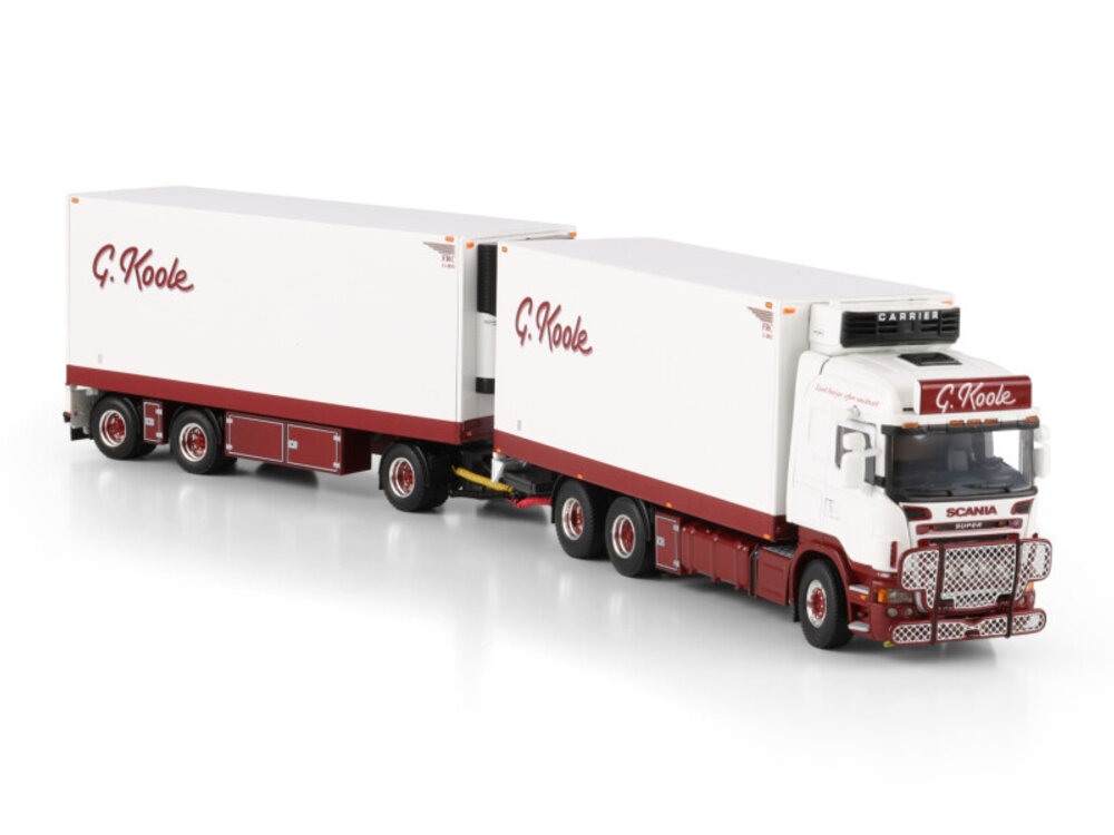 WSI WSI Scania R5 highline reefer truck with drawbar trailer G. KOOLE