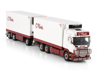 WSI WSI Scania R5 highline reefer truck with drawbar trailer G. KOOLE