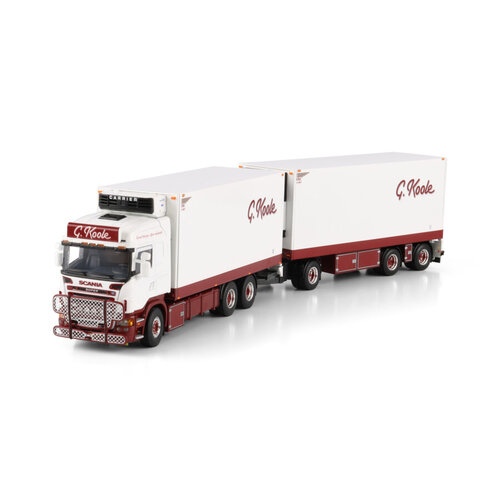 WSI WSI Scania R5 highline reefer truck with drawbar trailer G. KOOLE
