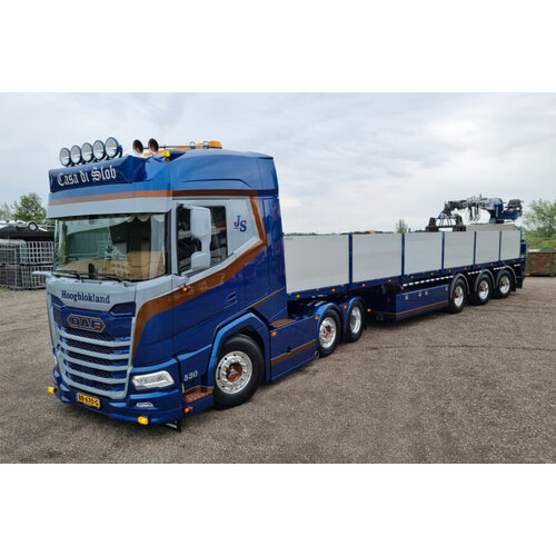 WSI WSI DAF XF SH 6x2 met 3-assige stenen oplegger CASA DI SLOB