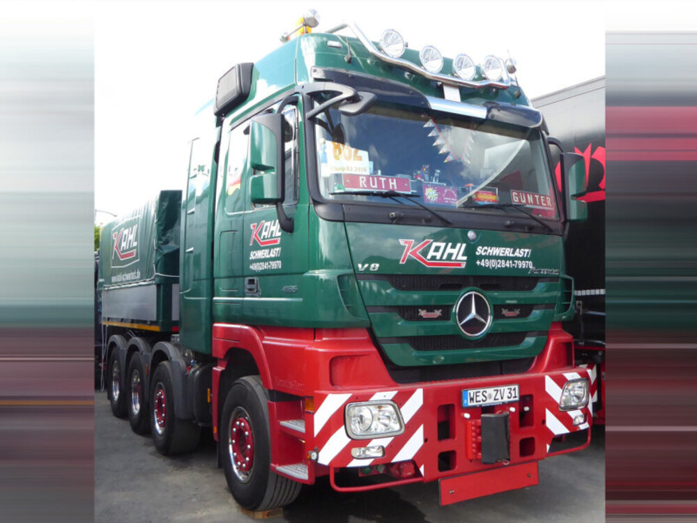 WSI WSI Mercedes-Benz Actros MP3 LH 8x4  ballast box KAHL SCHWERLAST