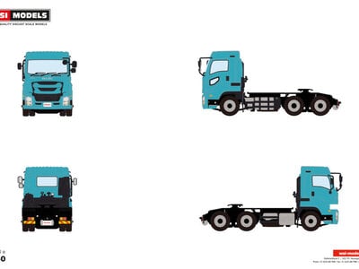 WSI WSI Isuzu Giga full-cab midroof light green ISUZU