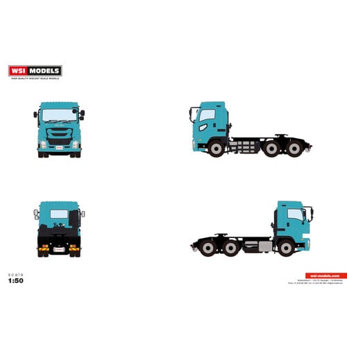 WSI WSI Isuzu Giga full-cab midroof light green ISUZU
