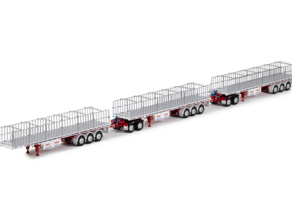 Drake collectibles Drake Triple road train trailer + 3 axle +2 dolly's - 2 axle DAWSON'S HAULAGE