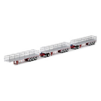 Drake Triple road train trailer + 3 axle +2 dolly's - 2 axle DAWSON'S HAULAGE