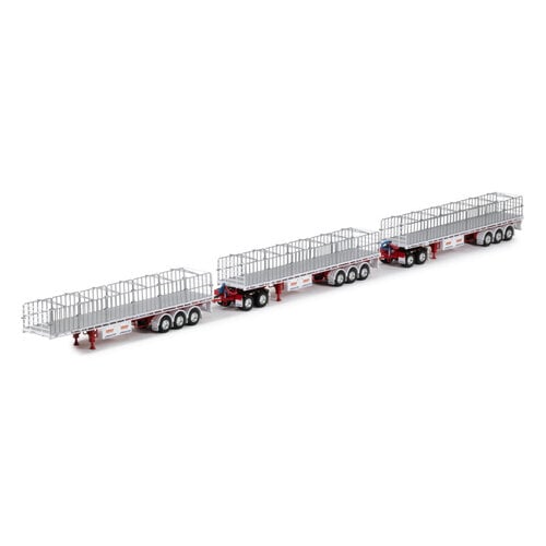 Drake collectibles Drake Triple road train trailer + 3 axle +2 dolly's - 2 axle DAWSON'S HAULAGE